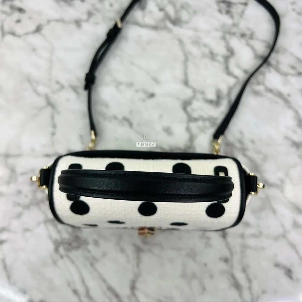 Kate Spade Natalia Square Embroidered Polka Dot Crossbody Handbag - Picture 4 of 10